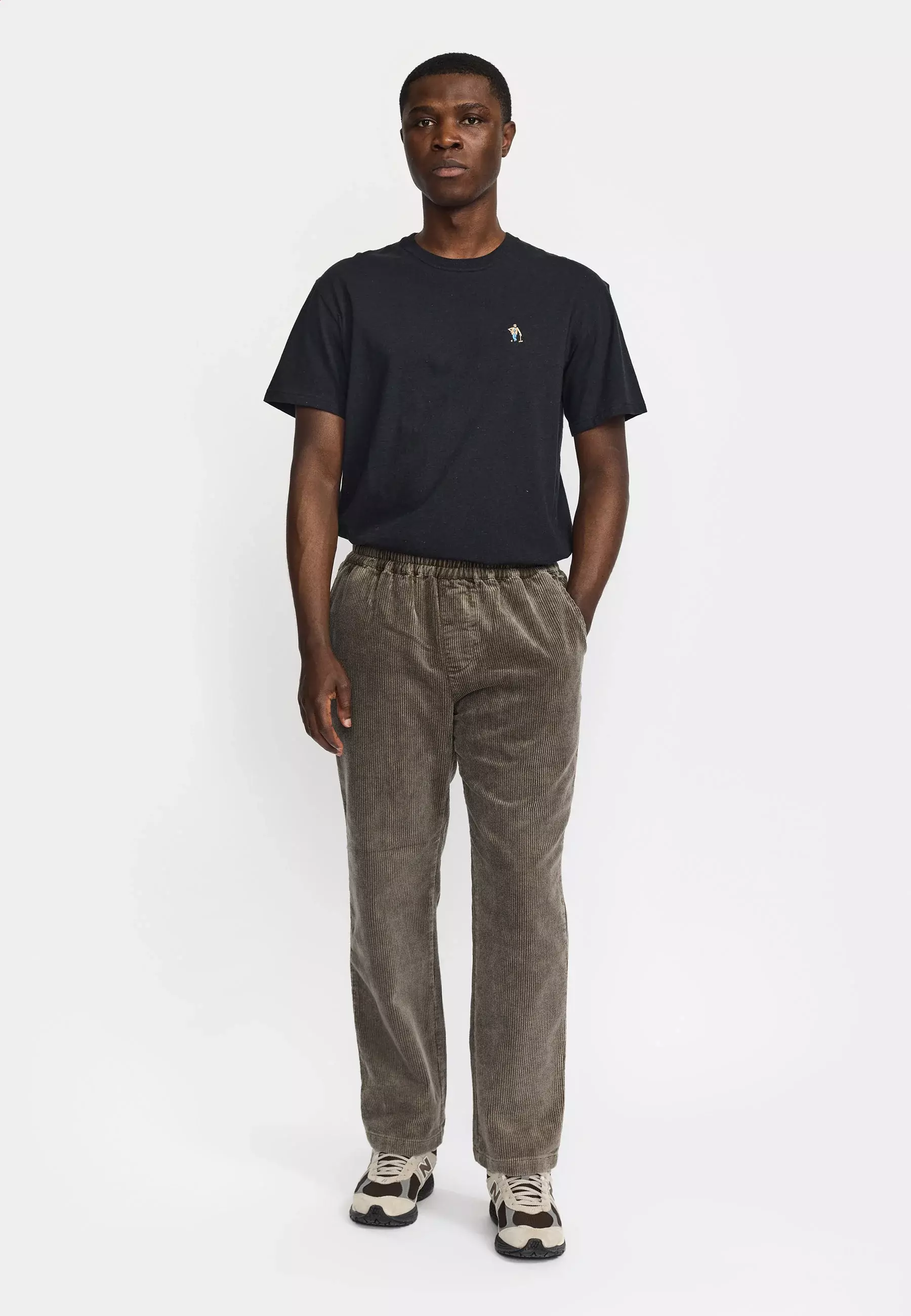 Revolution Casual Trousers Cordhose Lightarmy Hose Herren grün 